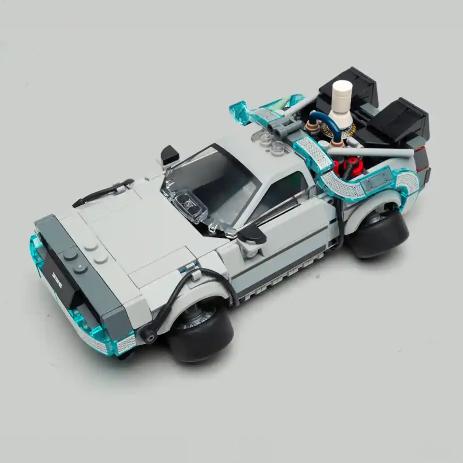 Kit piezas Lego ruedas inclinadas Delorean